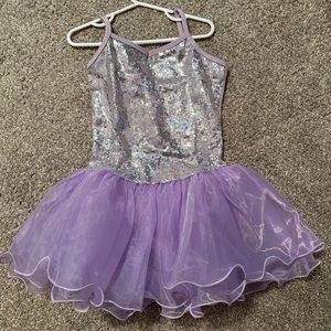 5/6 glitter leotard with tutu